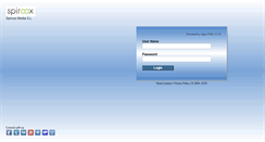 Desktop Screenshot of crm.spiroox.com